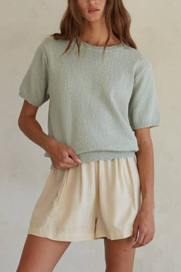 Dana Sweater - Aqua Grey