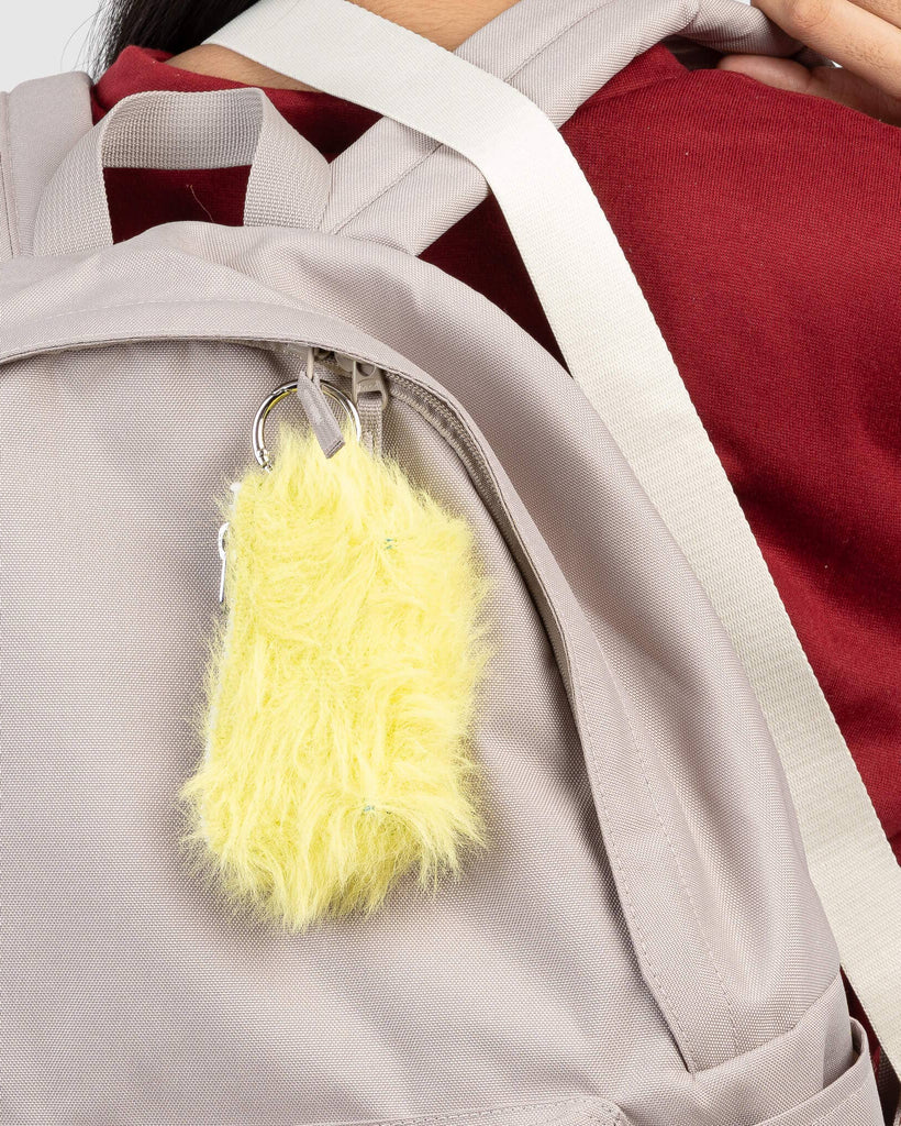 Faux Fur Pouch Bag Charm