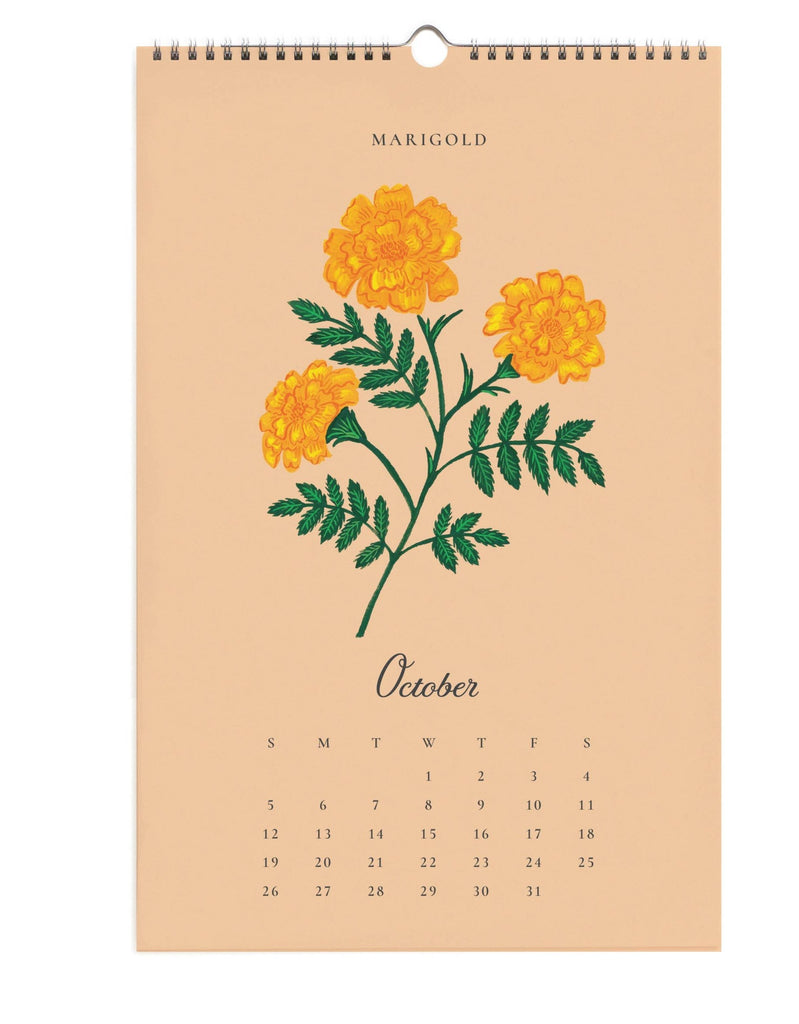 2025 Say It With Flowers Wall Calendar