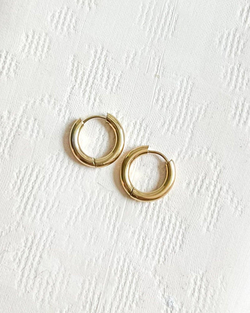 Gold Infinity Hoop