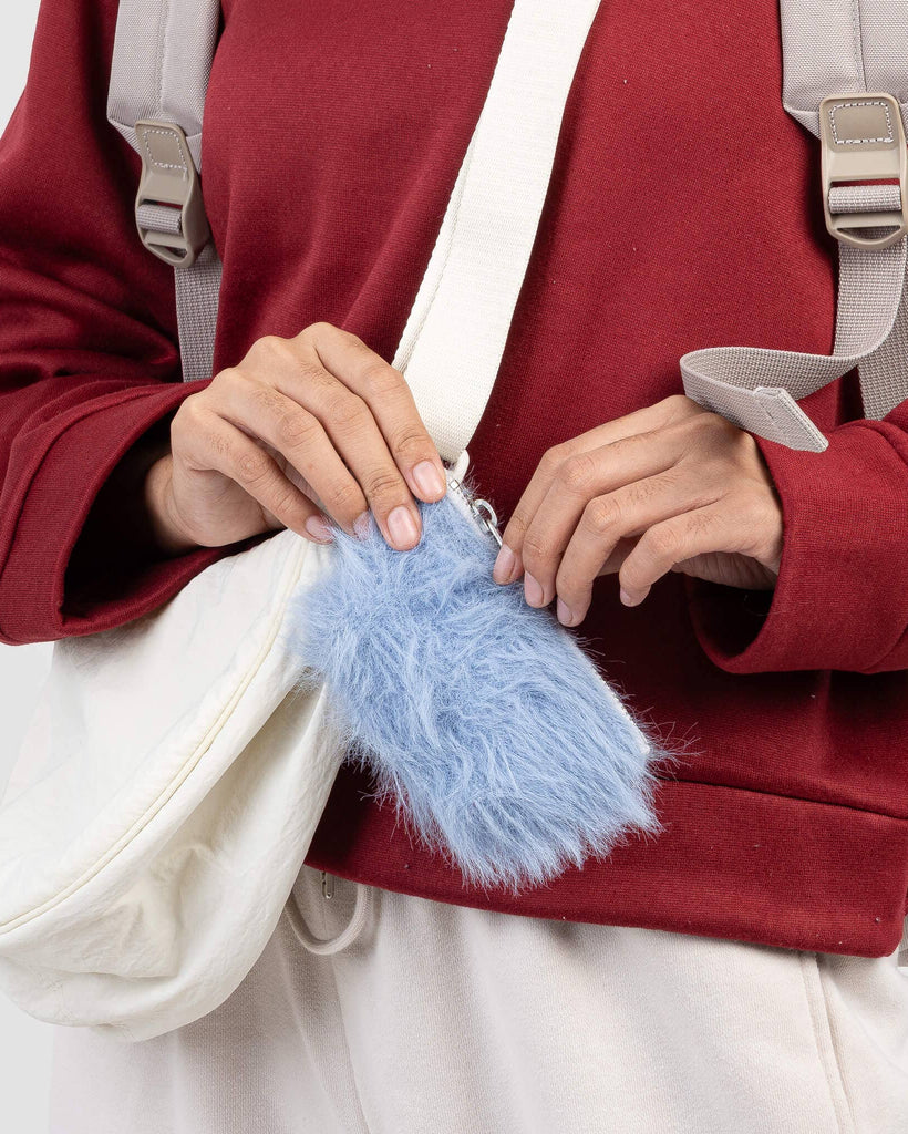 Faux Fur Pouch Bag Charm