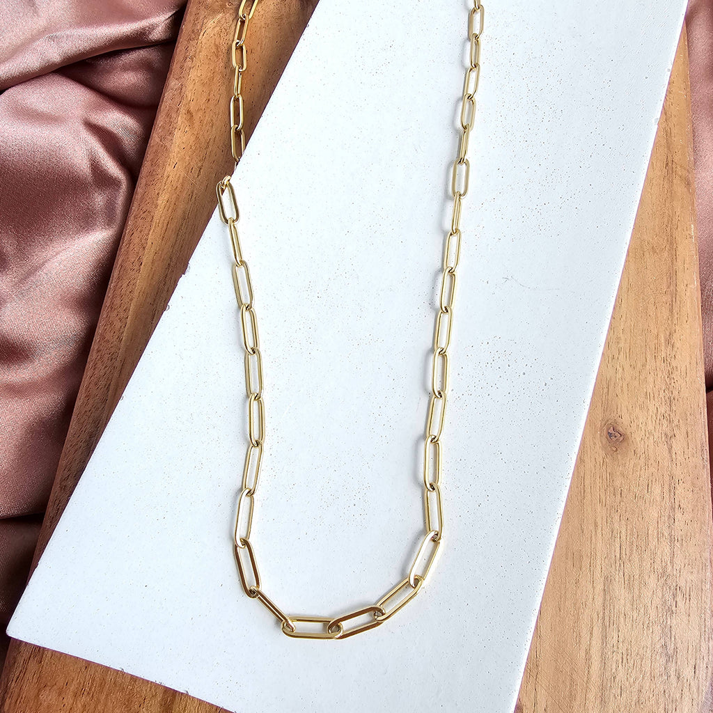 Luxe Gold Paper Clip Chain