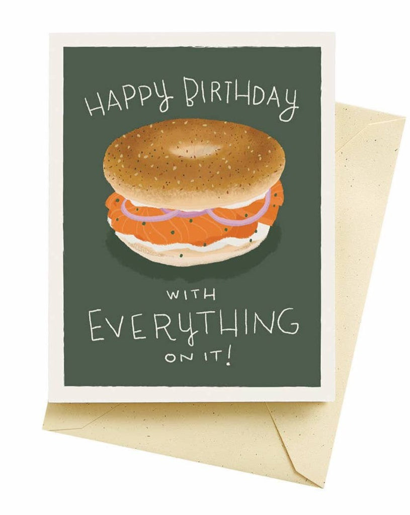 Bagel Birthday Card