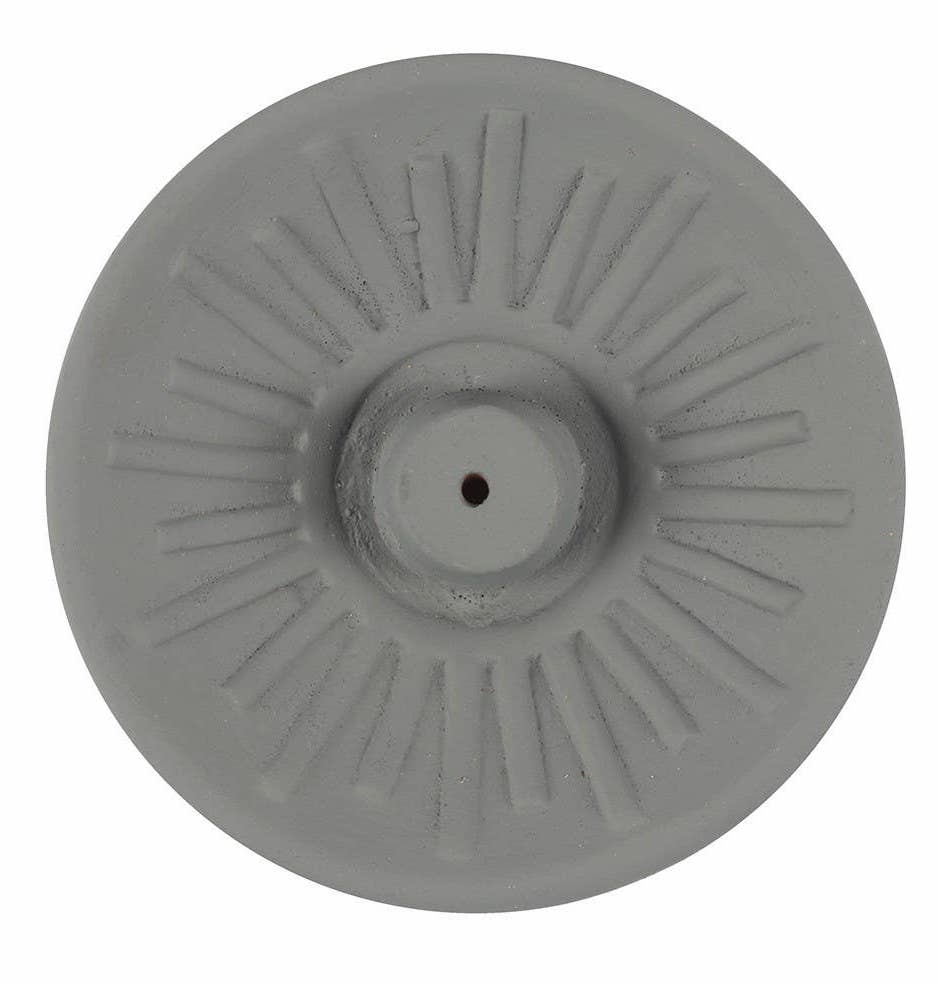 Grey Energy Terracotta Incense Plate