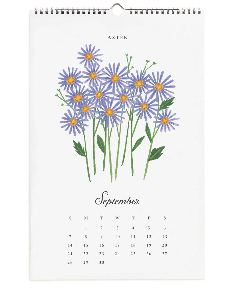 2025 Say It With Flowers Wall Calendar