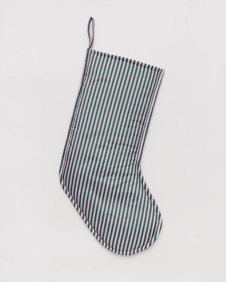 Holiday Stocking in Lilac Stripe