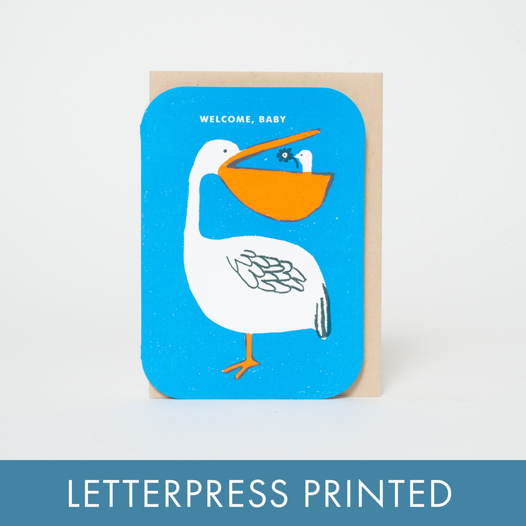 Baby Congrats Pelican Welcome Card