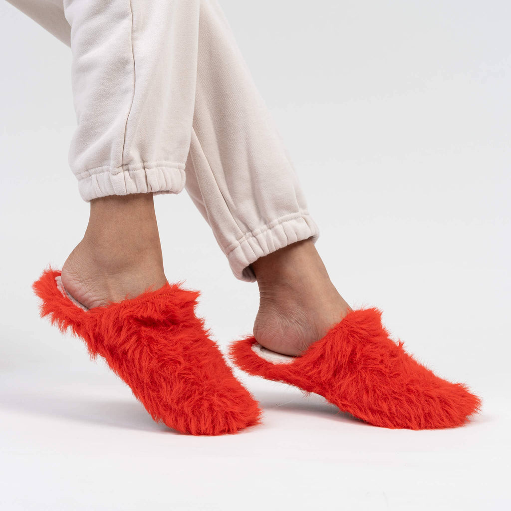 Faux Fur Slide Slippers