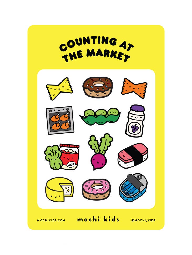 Counting Sticker Sheet