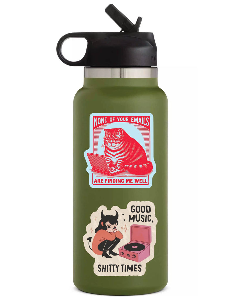 Work Kitty Cat Sticker