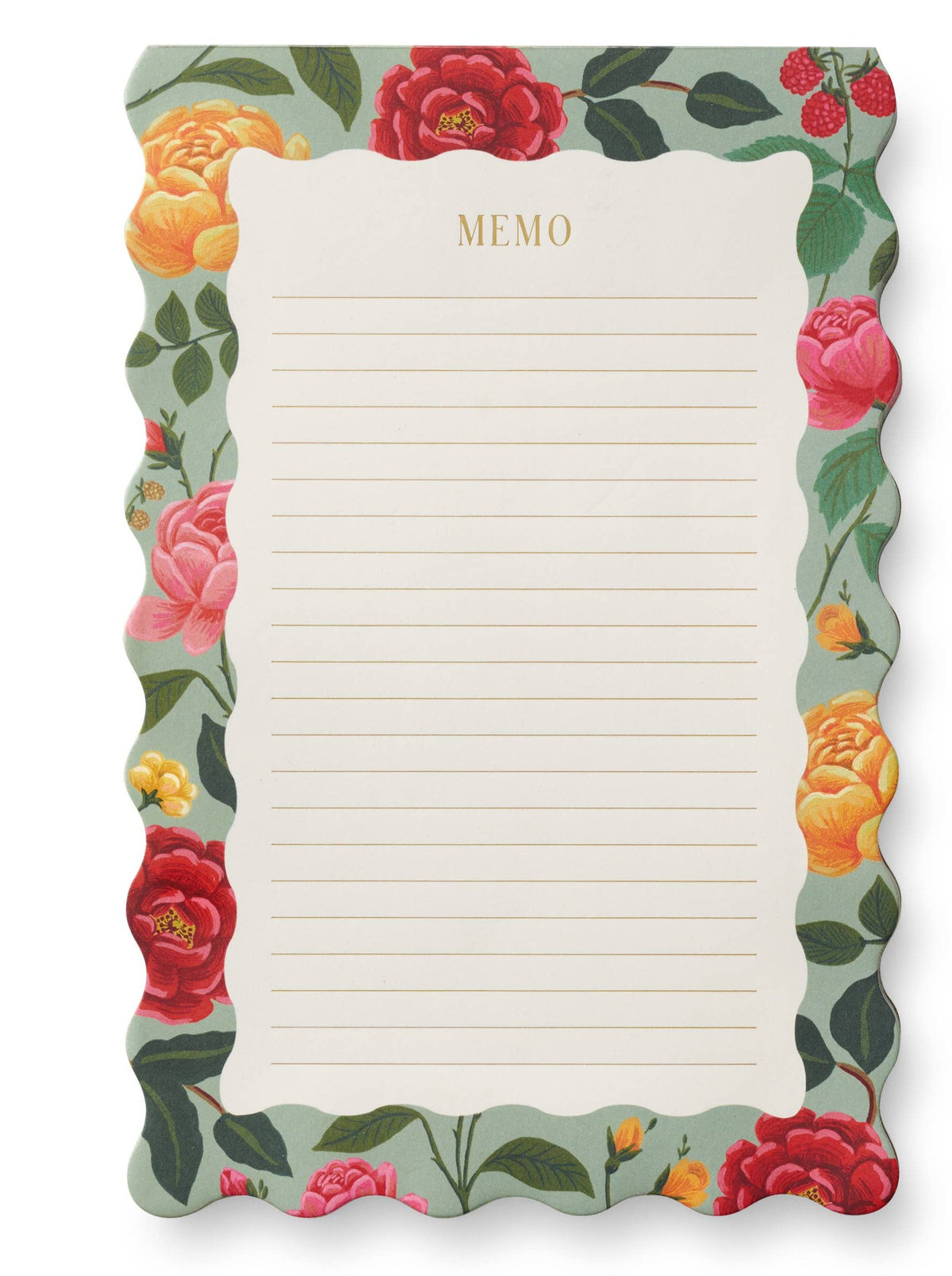 Roses Memo Notepad | Penelope's