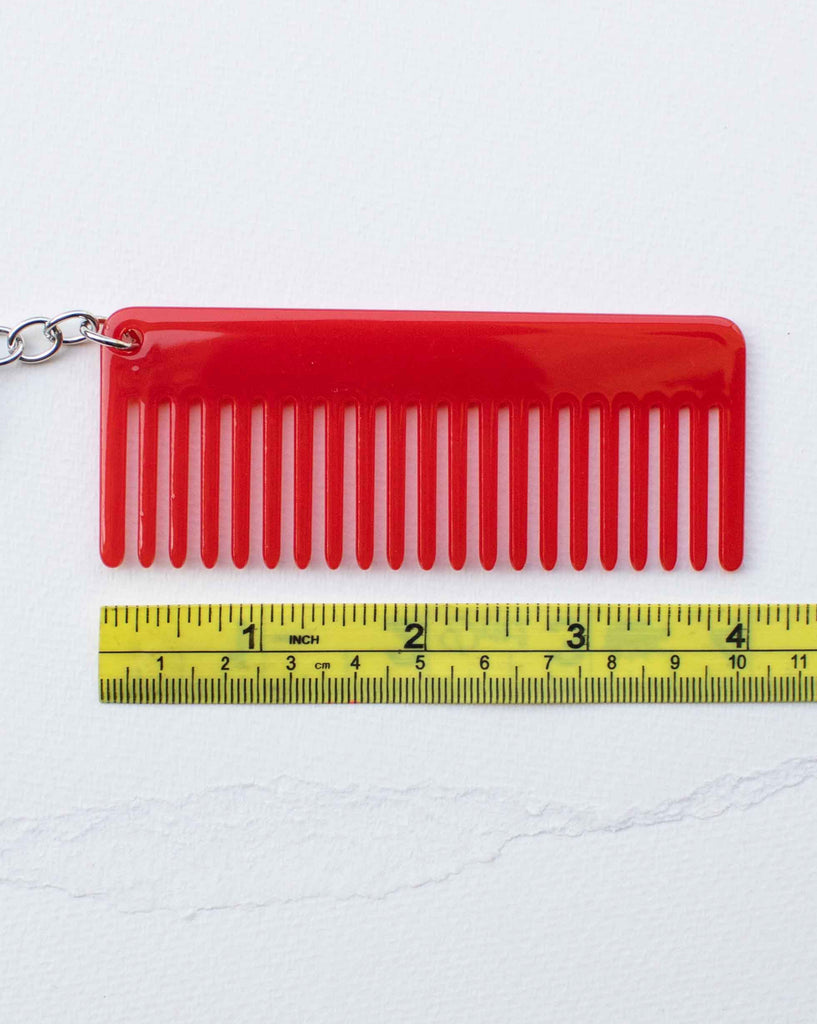 Eco Acetate Comb Bag Charm
