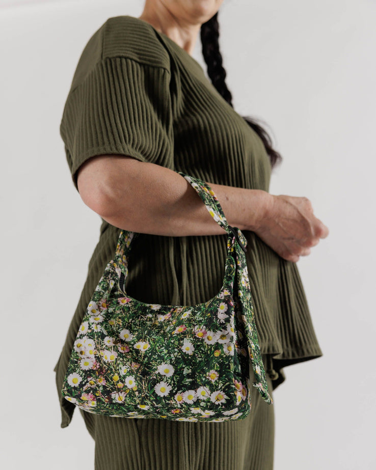 Mini Nylon Shoulder Bag in Daisy