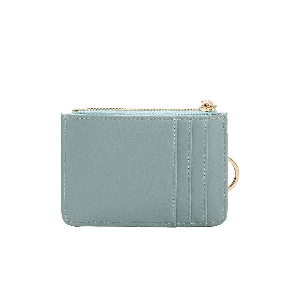 Kara Vegan Wallet in Sky