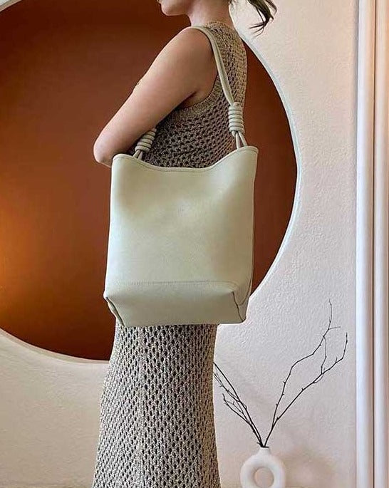Adeline Tote Bag in Ivory