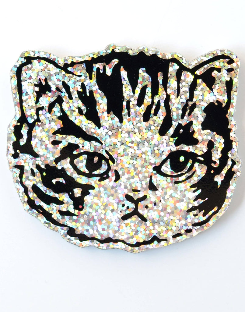 Glitter Kitty Sticker