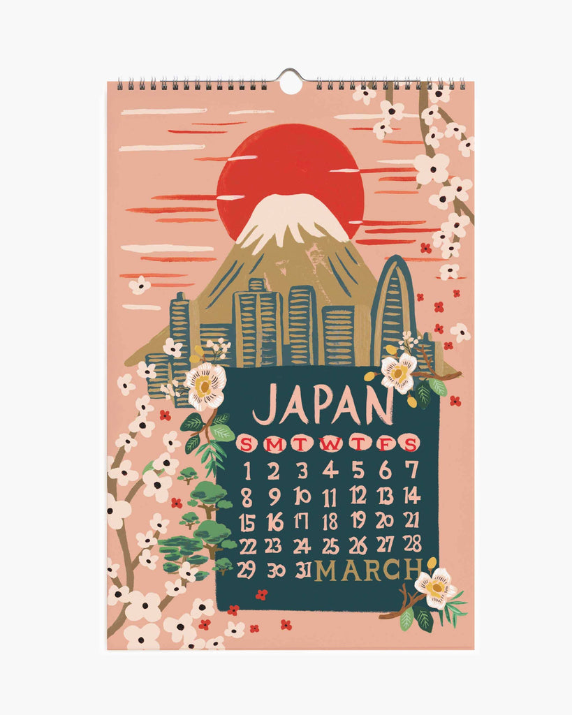 2026 World Travel Wall Calendar