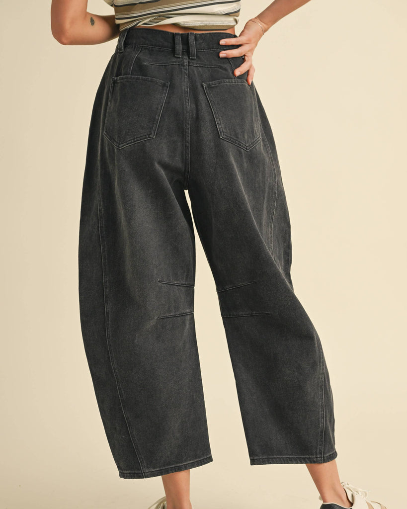 Barrel Pants in Black