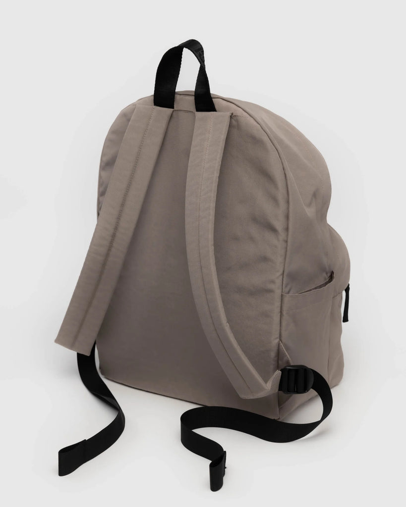 Large Nylon Backpack in Dove