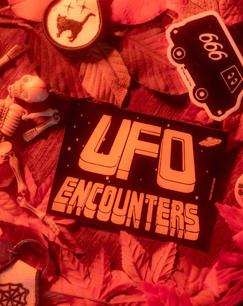 UFO Encounters Sticker