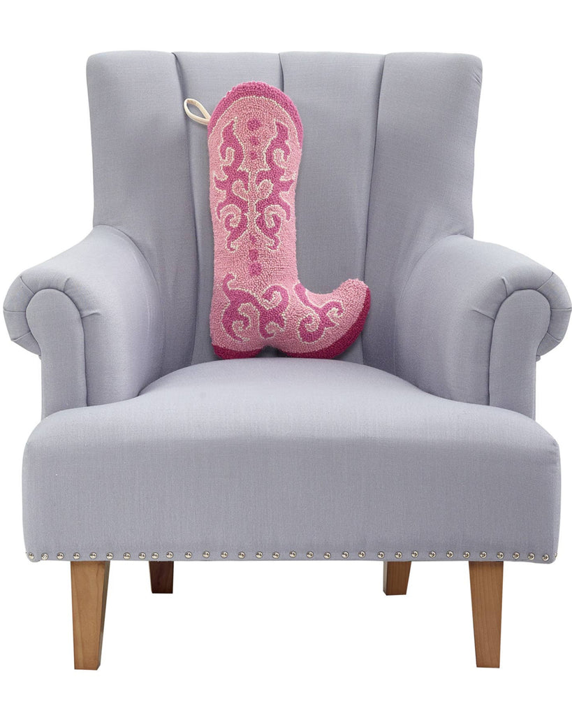 Pink Cowboy Boot Stocking
