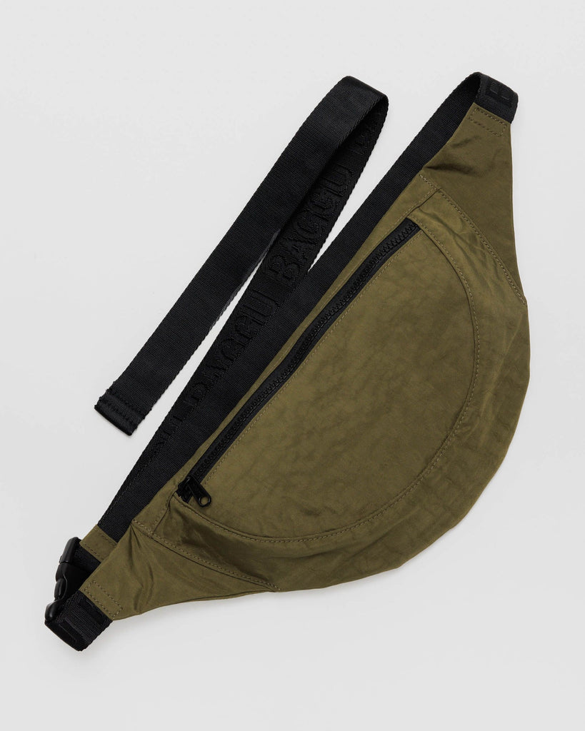 Crescent Fanny Pack in Seaweed