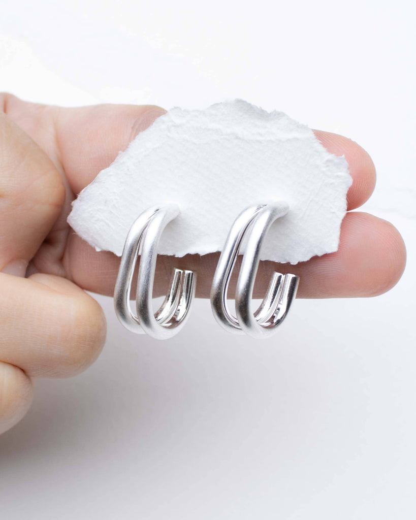 Minimalist Double Hoop Earrings