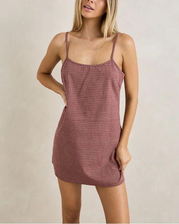cotton slip mini dress Floral Slip Mini Dress