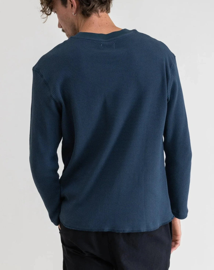 Classic Waffle Knit in Navy