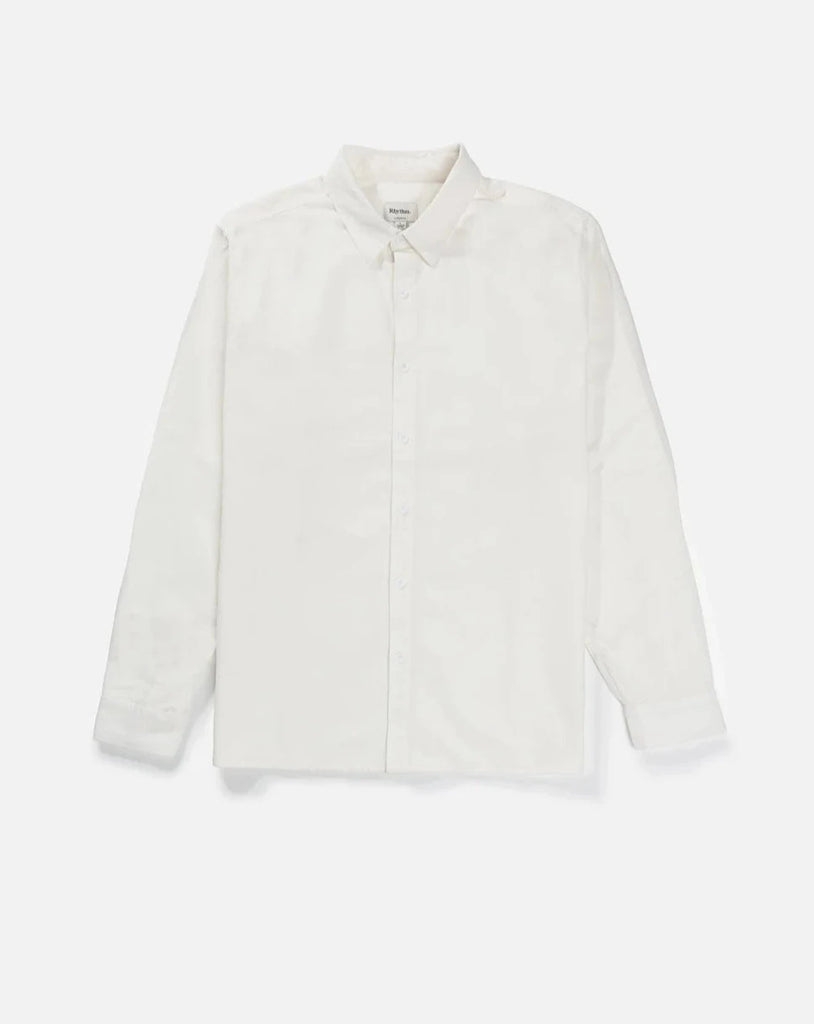 Classic Linen LS Shirt in White
