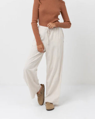 Classic Drawstring Pant in Oat