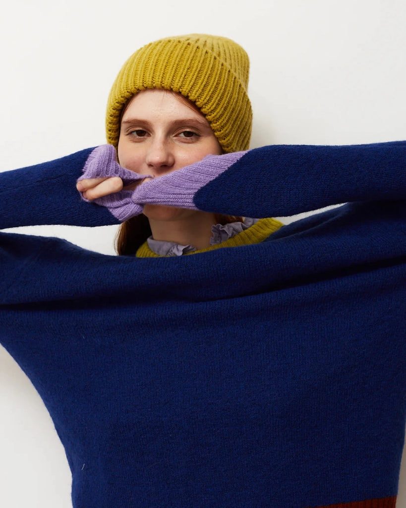 Moss Sweater in Blue