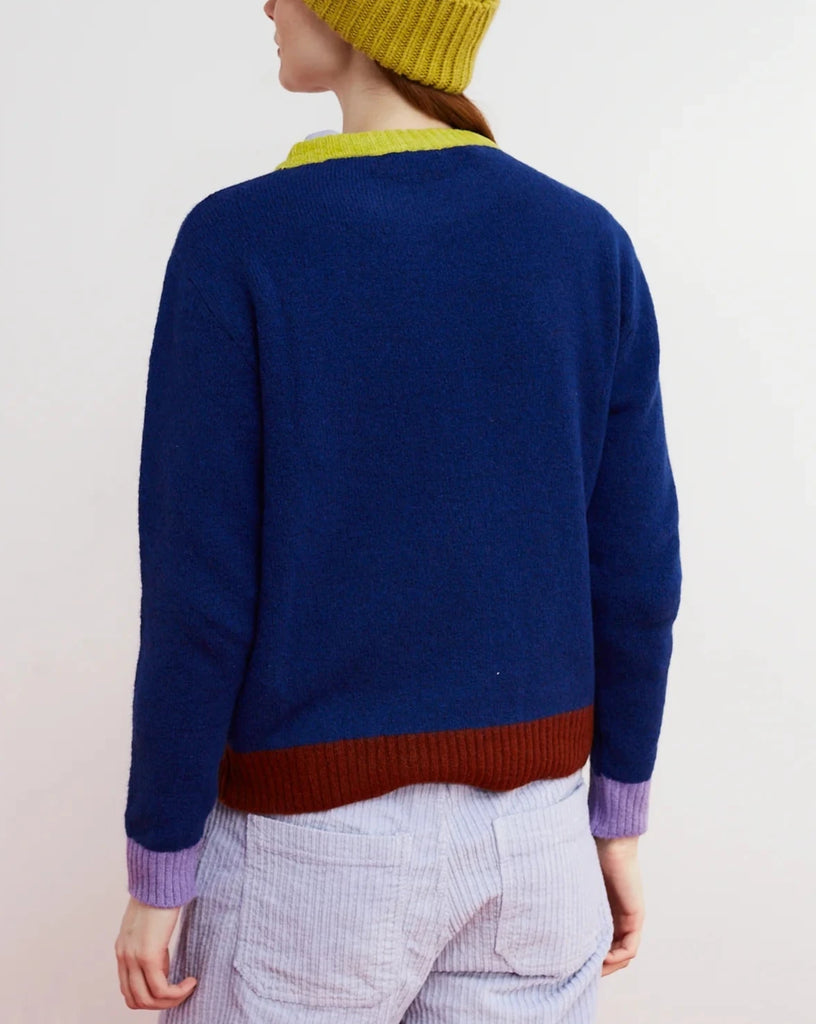 Moss Sweater in Blue