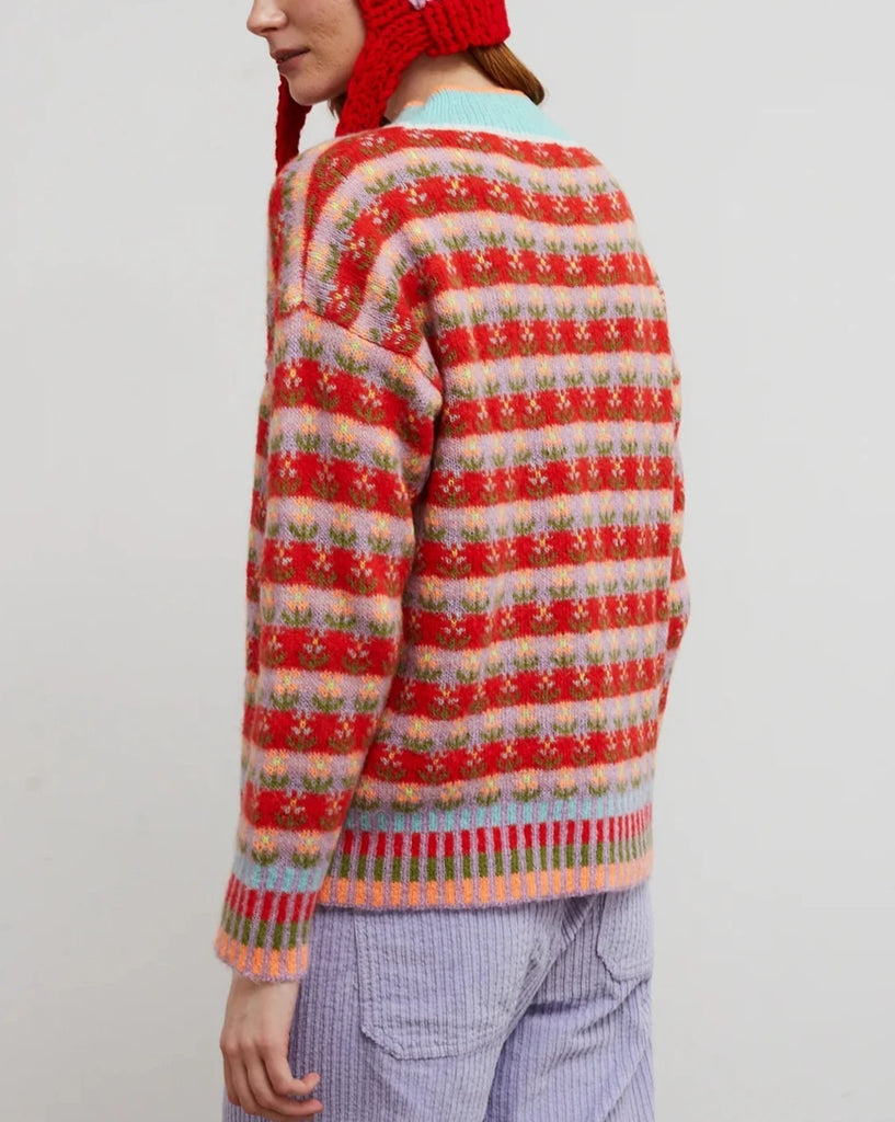 Blossom Sweater in Red