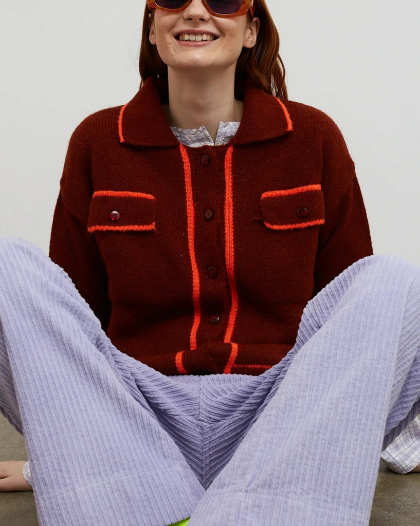 Hope Cardigan in Brown