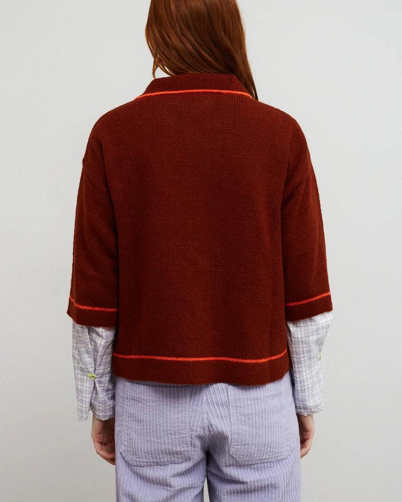 Hope Cardigan in Brown