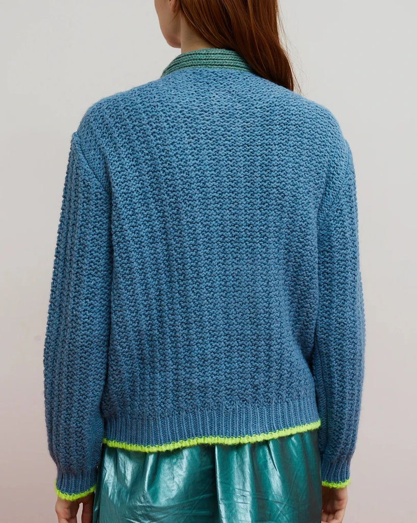 Grace Cardigan in Blue