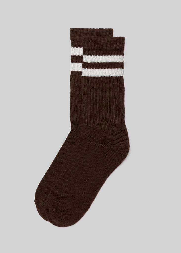 Retro Double Stripe Socks