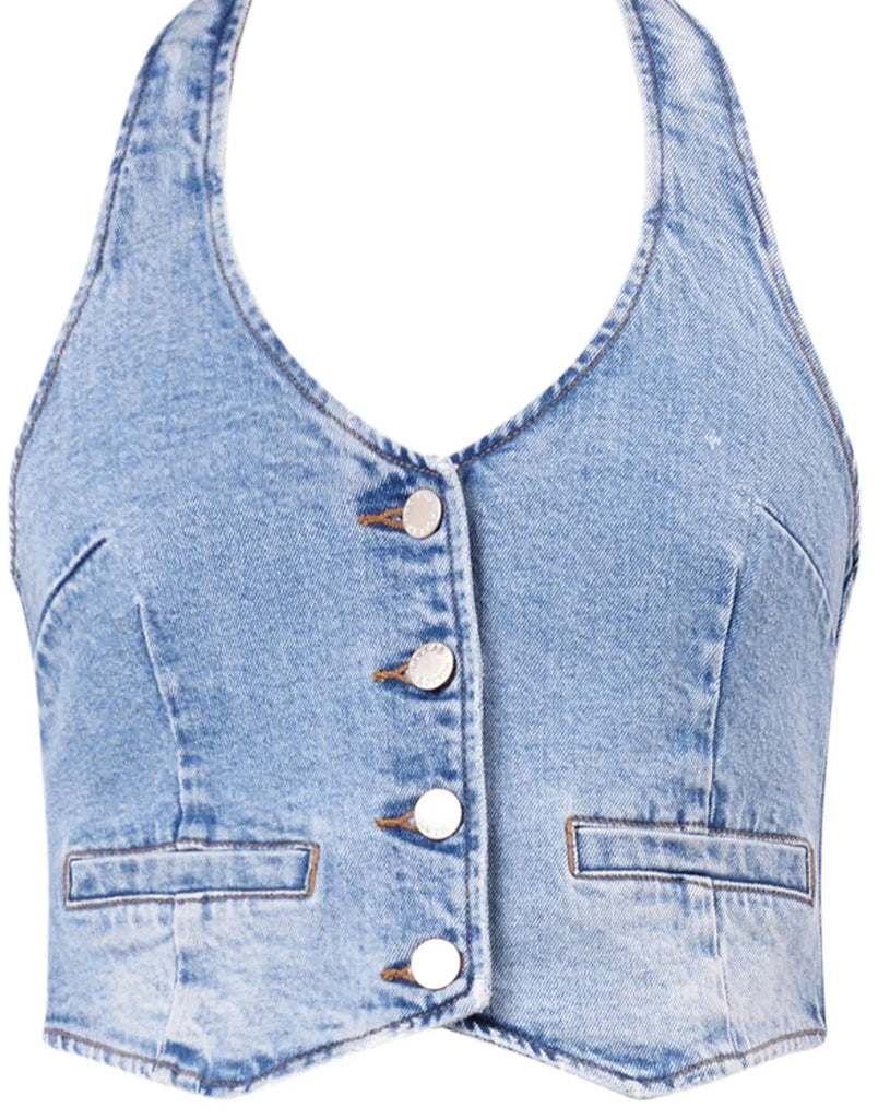 Halter Vest in Ranch