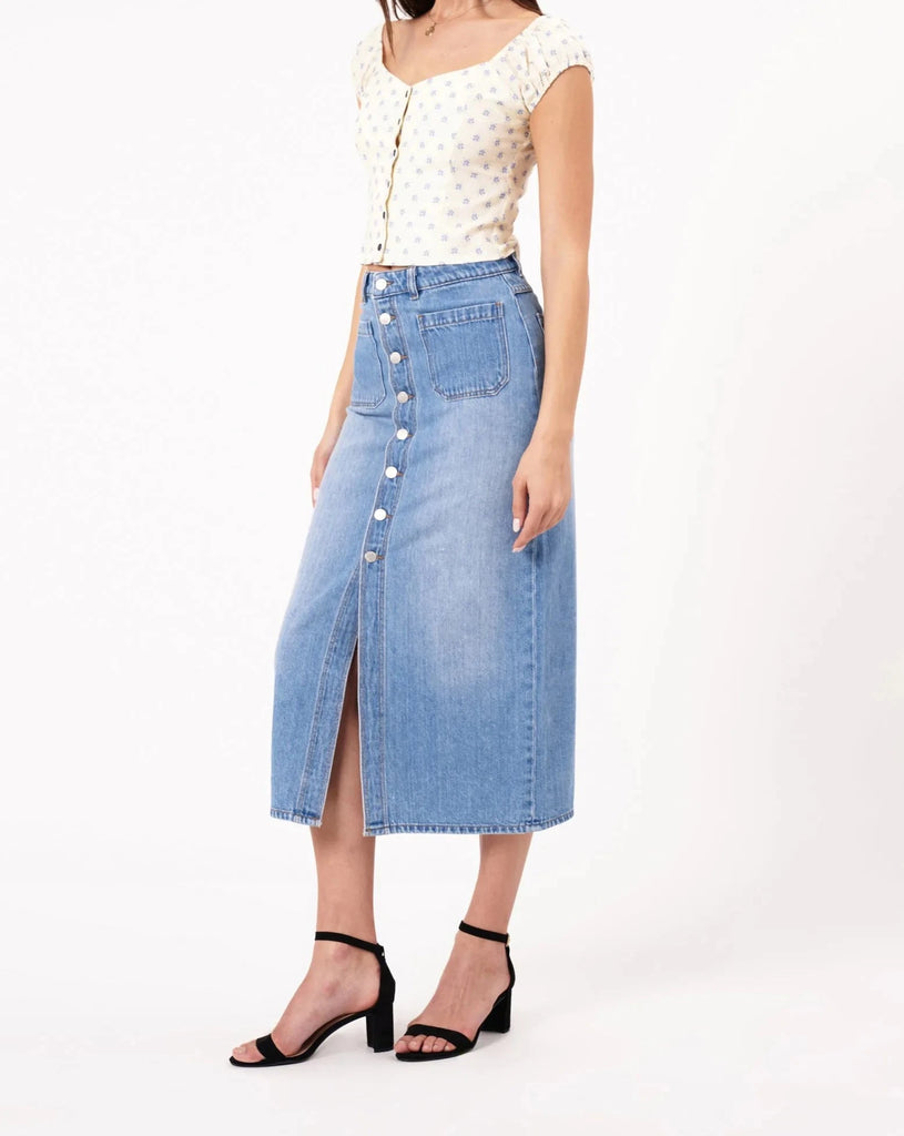 Sailor Skirt in Mid Vintage Blue