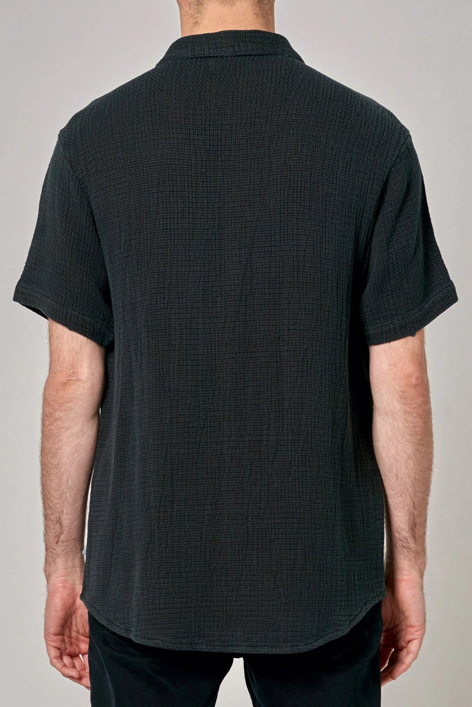 Bon Weave Shirt in Washed Black