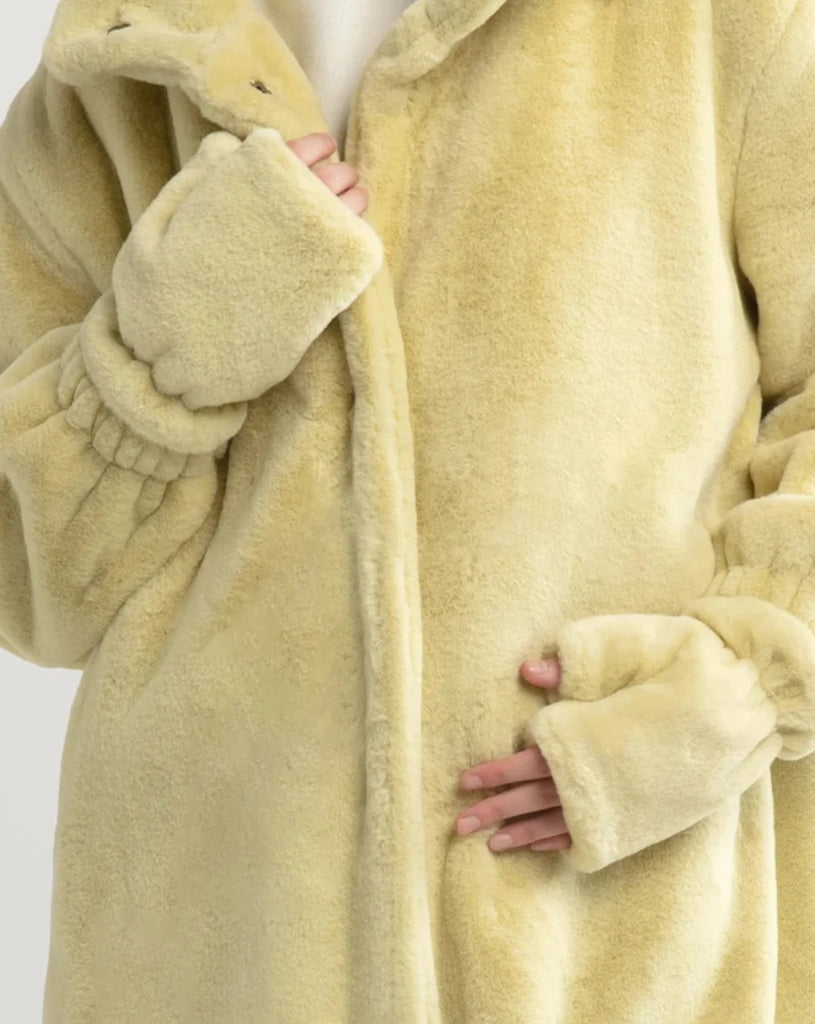 Faux Fur Fingerless Gloves