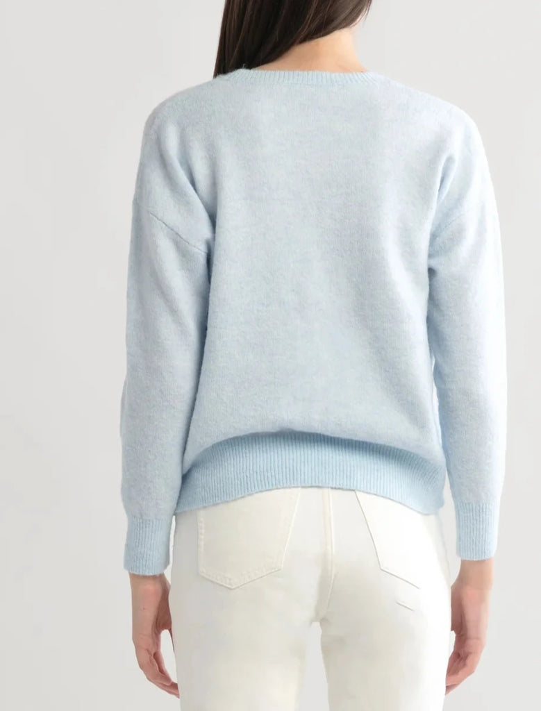 Basic Sweater in Baby Blue