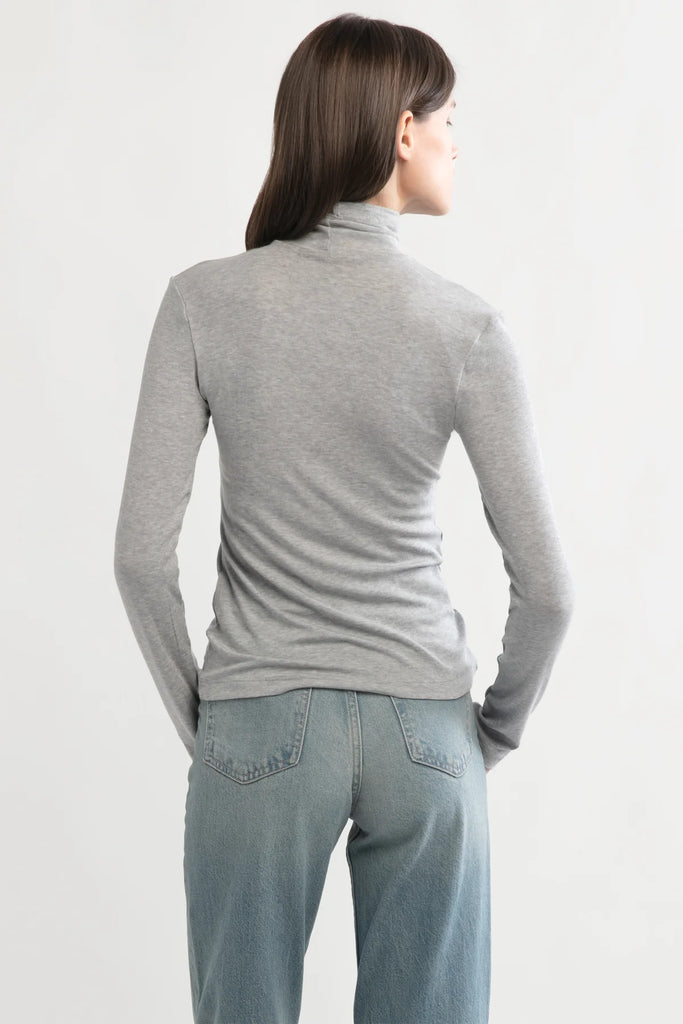 Stretch Tercel High Neck Top