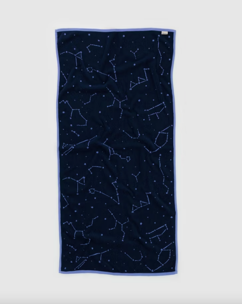 Printed Bath Towel in Constellation