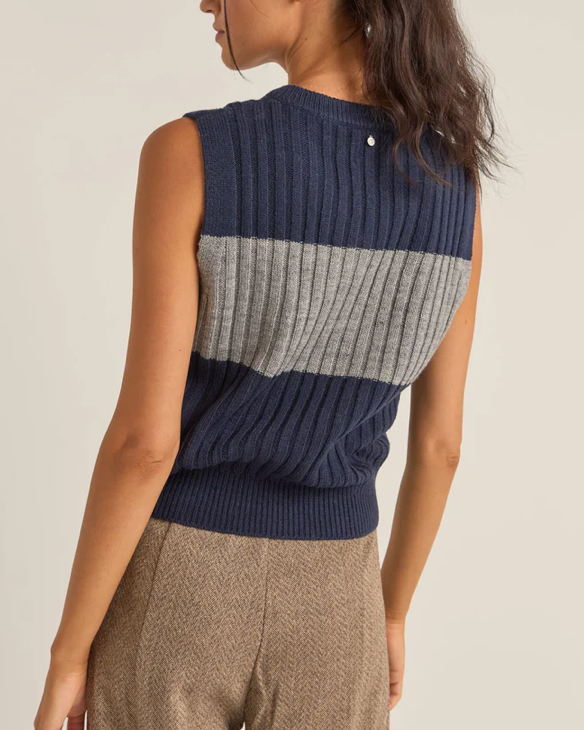 Gatwick Sweater Vest in Navy