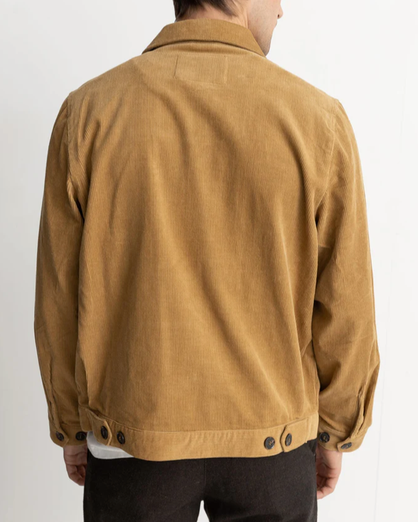 Cord Utility Jacket in Camel