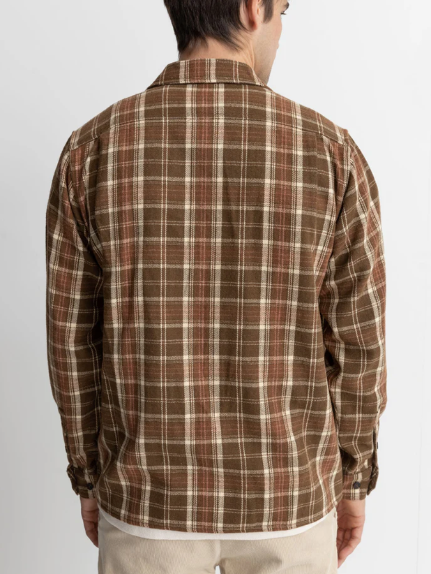 Flannel LS Shirt in Chocolate