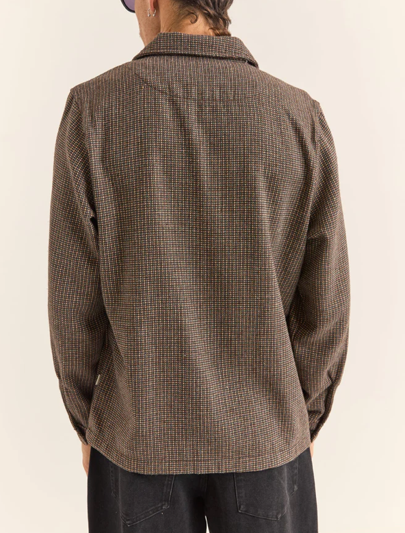 Fleck Overshirt in Earth