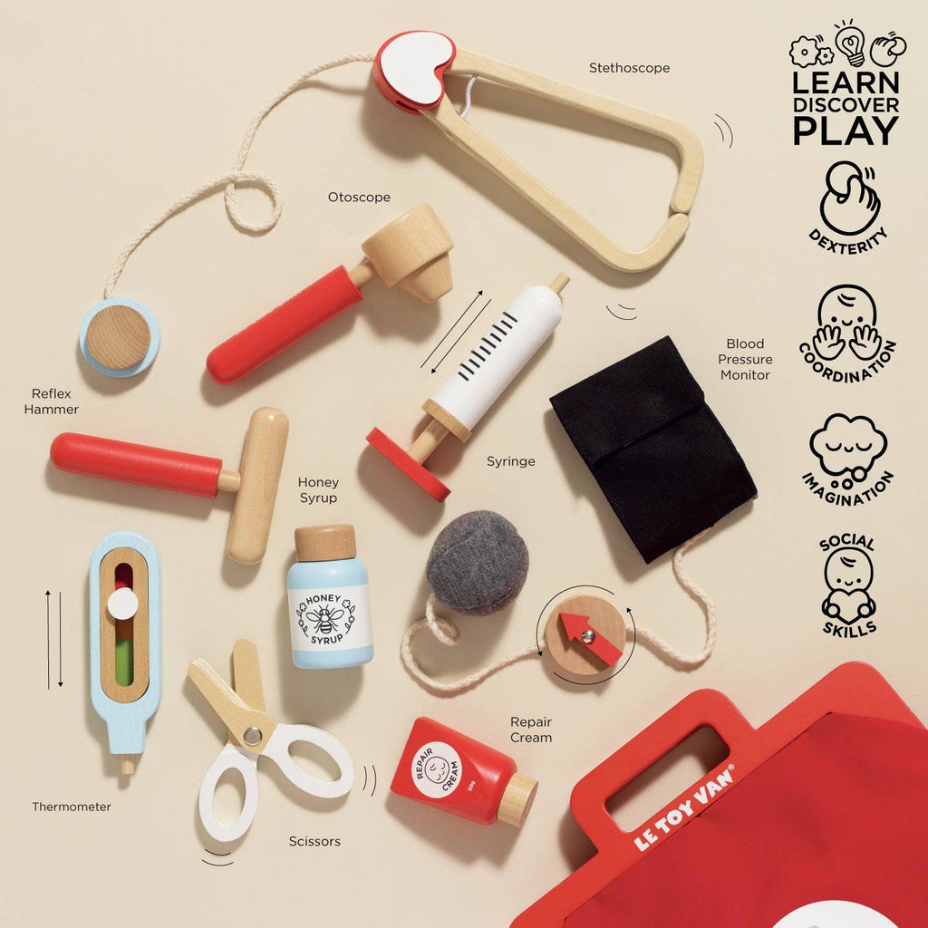 Vinatge Doctor Wooden Kit